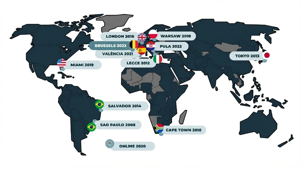 Карта світових фіналів Red Bull Street Style