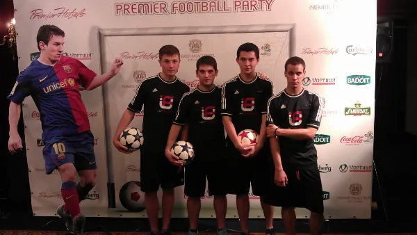 Виступ в готелі Premiere Palace на футбольній вечірці Premiere Football Party.