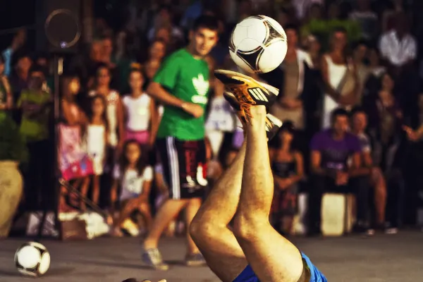 Виступ на відкритті фестивалю Kassandra Sport Festival.