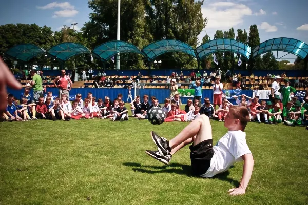 Виступ на фіналі всеукраїнського дитячого футбольного турніру Danone Nations Cup.